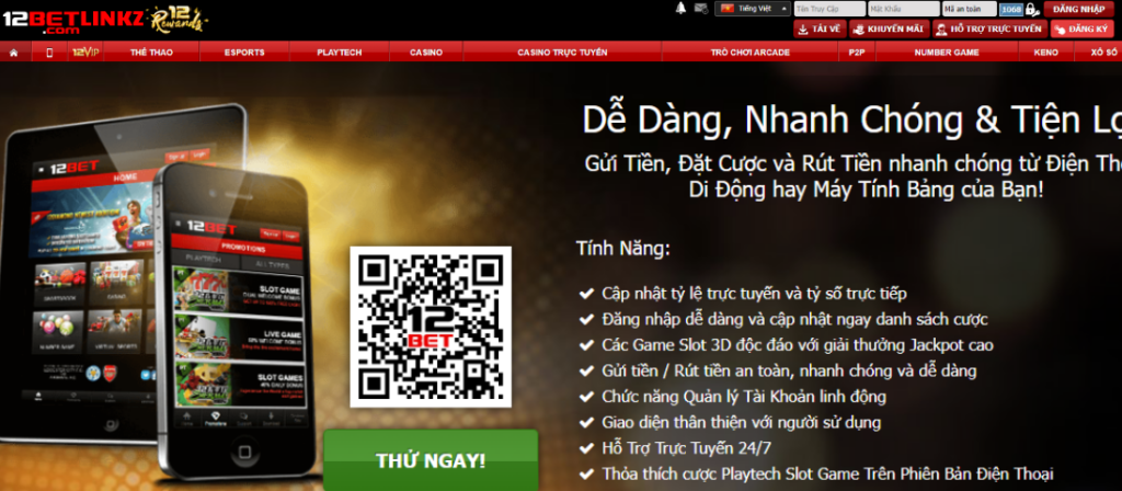 ứng dụng 12bet