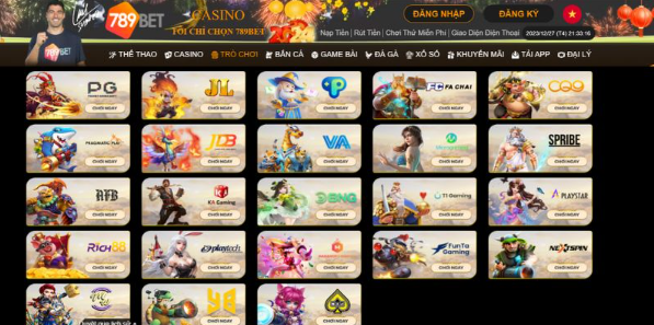 Các sản phẩm game 789Bet đa dạng