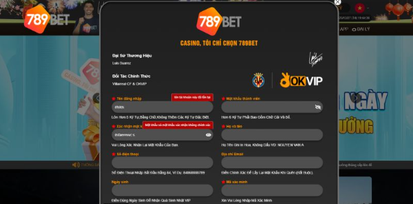 Cách đăng ký tham gia chơi game 789Bet